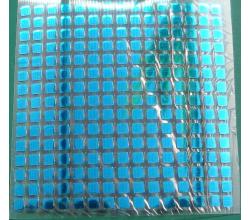 225 Buegelpailletten  3mm x 3mm Spiegel blau